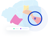 Clickable map icon that routes to the Mapfire page