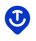 Taradel logo in blue