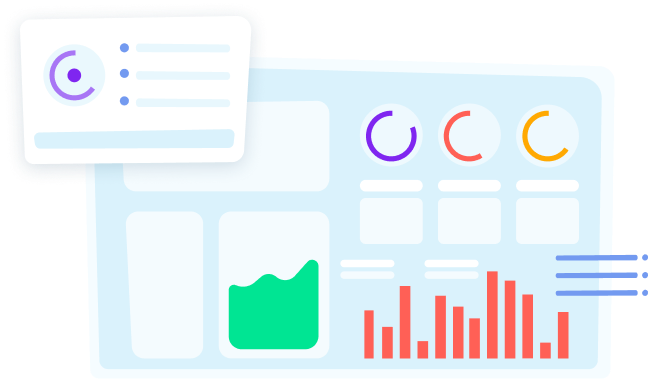 Graphic of a schedule dashboard for ads