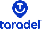 Taradel logo in blue