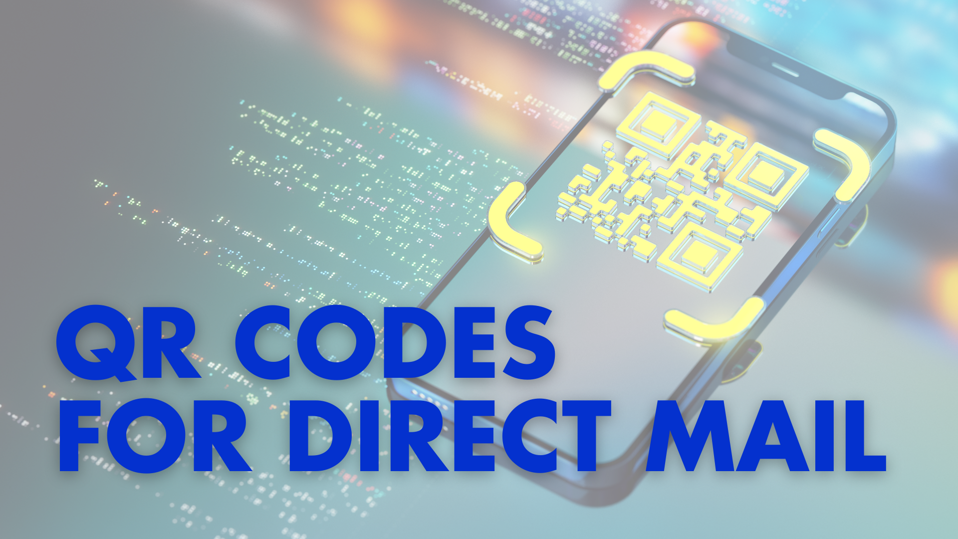 Mail Out Code How to Use a QR Code on Your Direct Mail Postcard – EveryDoorDirectMail ...