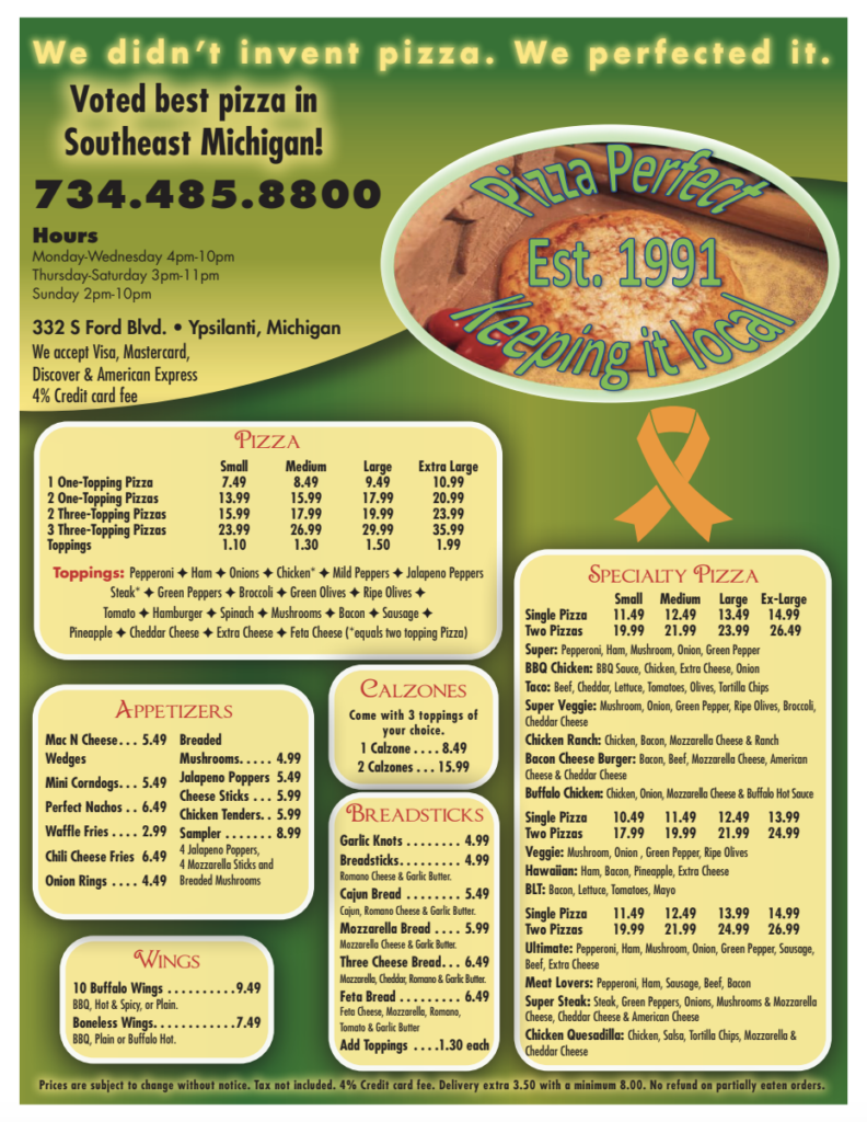 Restaurant Direct Mail Menu Examples | Promote Your Menu with Direct ...