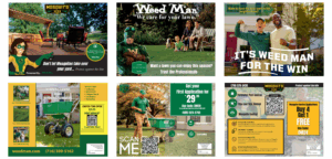 Weed Man postcards