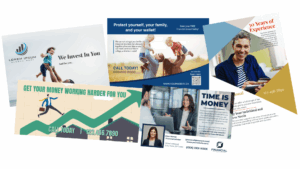free financial postcard templates 