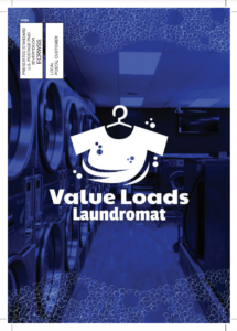 laundromat grand opening postcard back