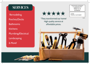 express services postcard back