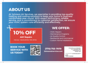 hvac postcard back