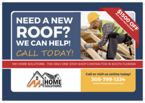 roofing postcard front