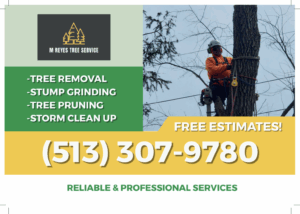 tree service postcard front