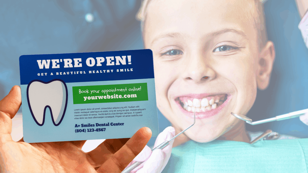 dental postcard examples