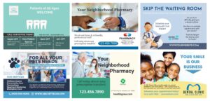 medical postcard templates