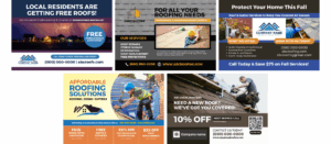roofing direct mail postcards