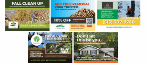 tree service free postcard templates