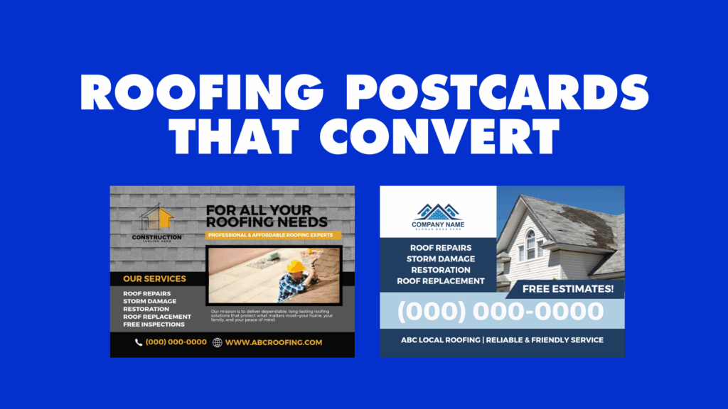 Roofing Postcards That Convert
