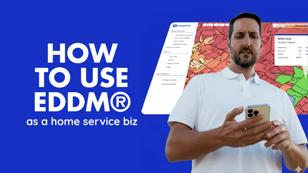 how to use eddm as a home service business