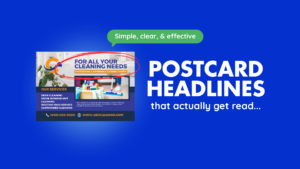 postcard headlines that actually get read